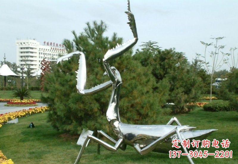 贵州不锈钢螳螂雕塑艺术的精美结晶