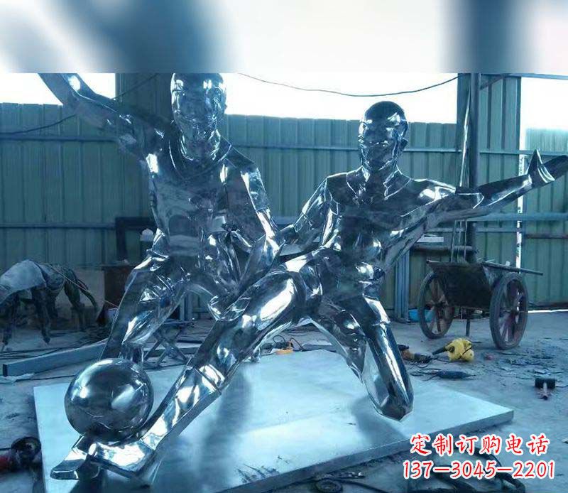 贵州不锈钢足球雕塑精美的足球景观