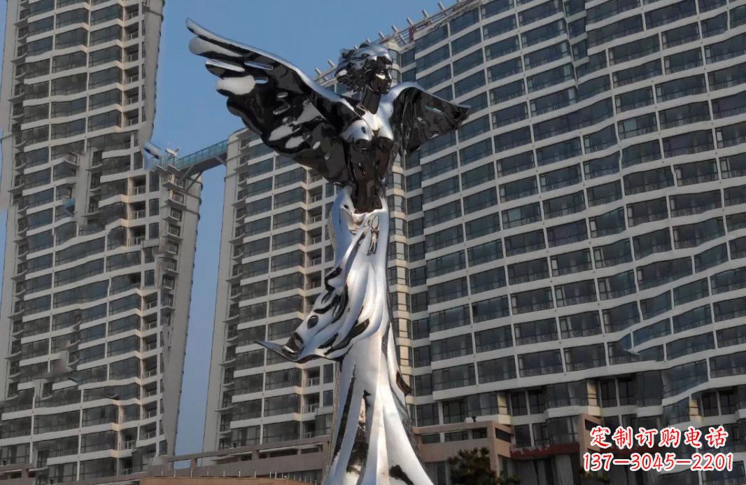 贵州不锈钢天使灿烂的城市景观