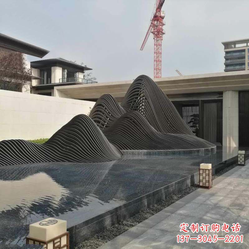 贵州不锈钢铁艺假山艺术性的美化