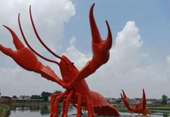贵州不锈钢龙虾动物雕塑艺术之美