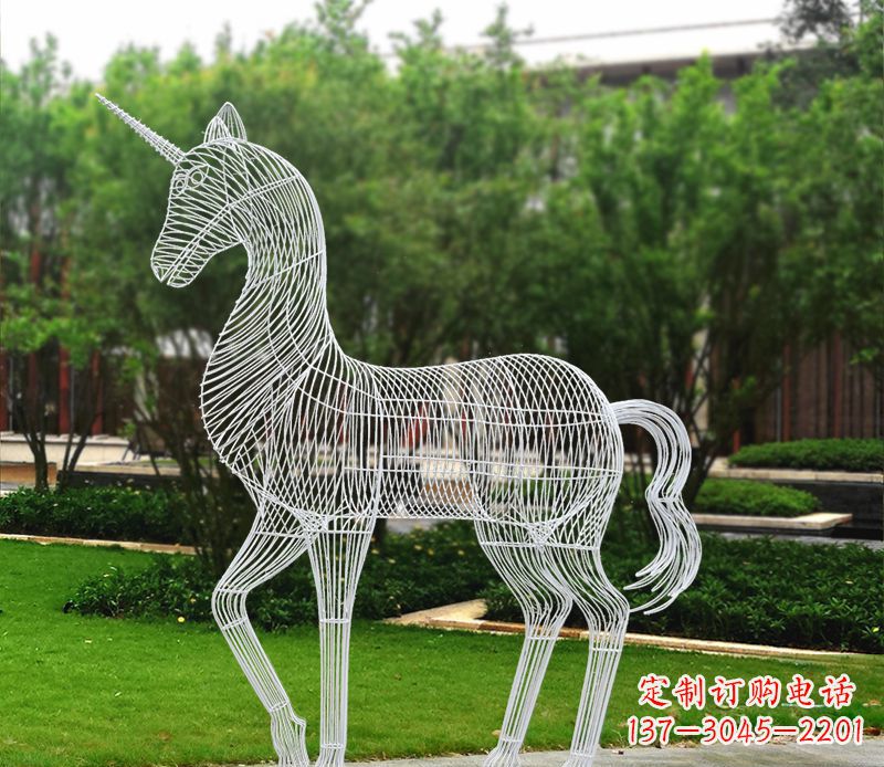 贵州不锈钢马雕精美艺术品