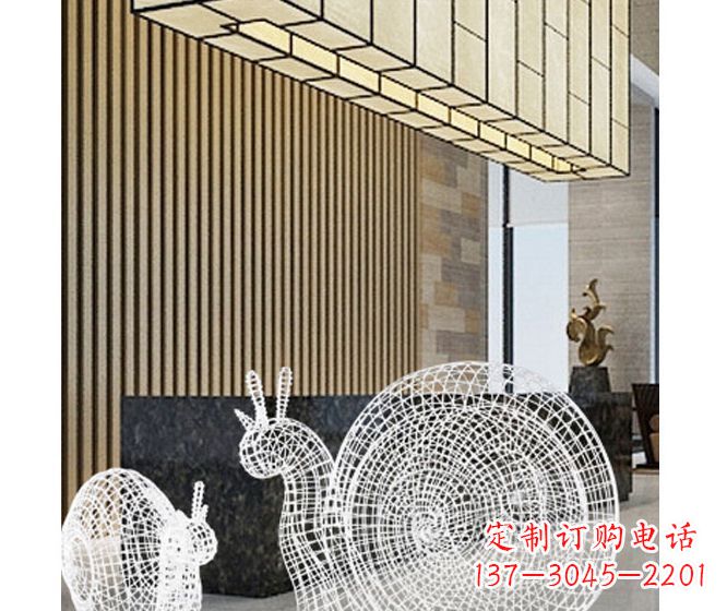 贵州不锈钢蜗牛雕塑精致多姿