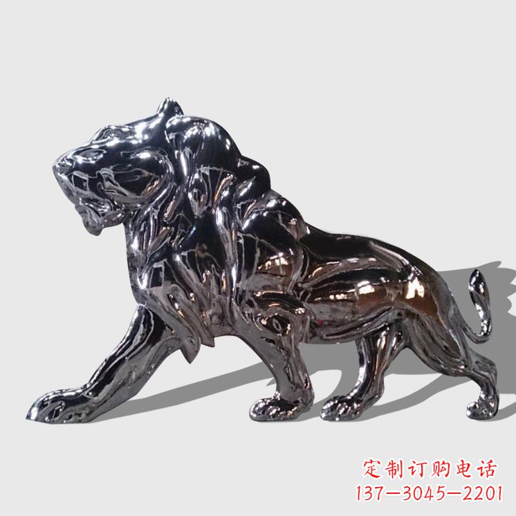 贵州不锈钢西洋狮子雕塑