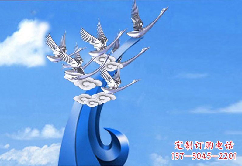 贵州不锈钢仙鹤美化环境