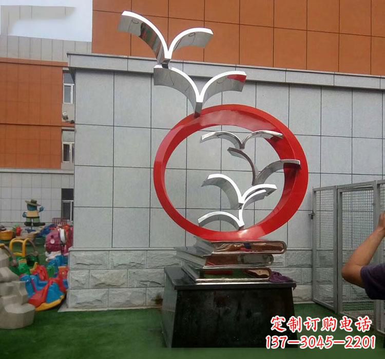 贵州不锈钢书籍雕塑校园的精美装饰