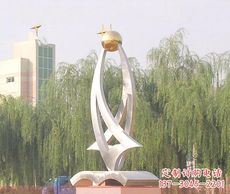 贵州铭记校园美好——不锈钢书籍雕塑