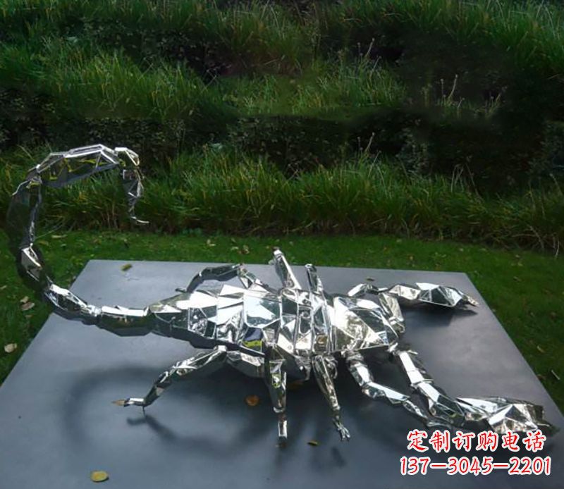 贵州不锈钢蝎子雕塑精致且充满魅力