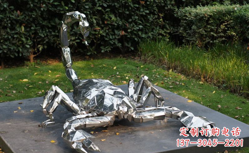 贵州不锈钢蝎子雕塑