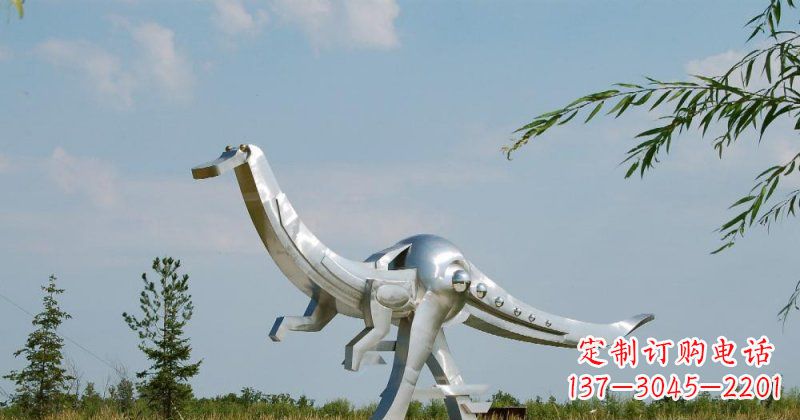 贵州不锈钢鸭嘴龙雕塑传递自然之美