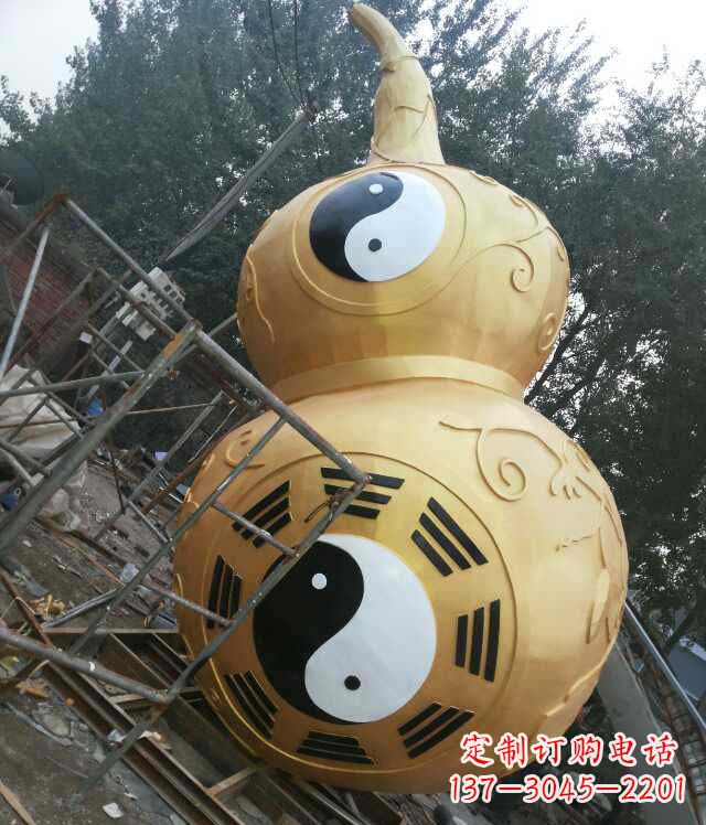 贵州精美不锈钢葫芦雕塑