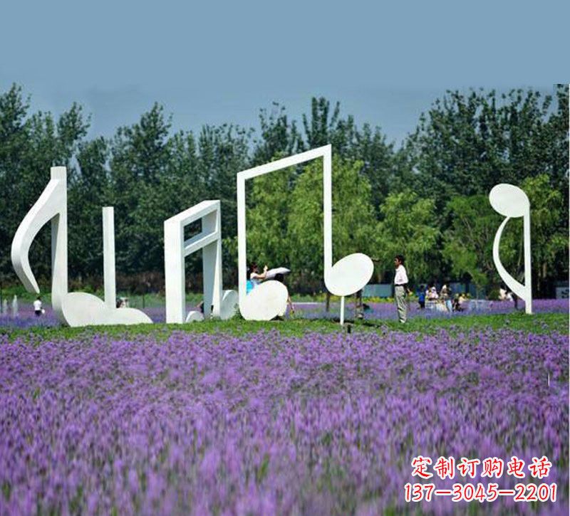 贵州不锈钢音符雕塑音乐与艺术的完美结合