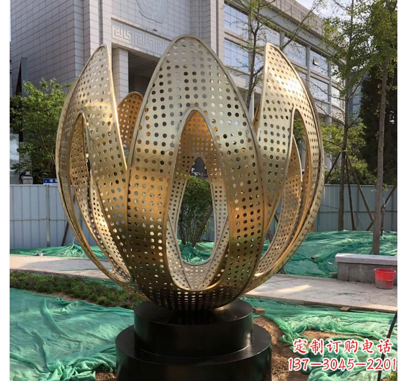 贵州不锈钢拱门雕塑以艺术之美装点园林