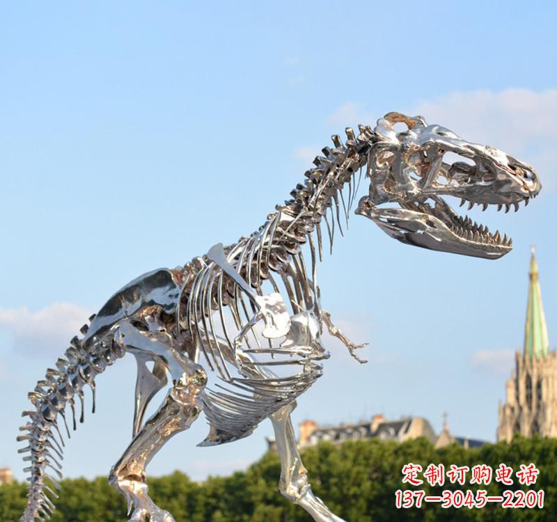 贵州不锈钢恐龙雕塑精致纪念它们的存在