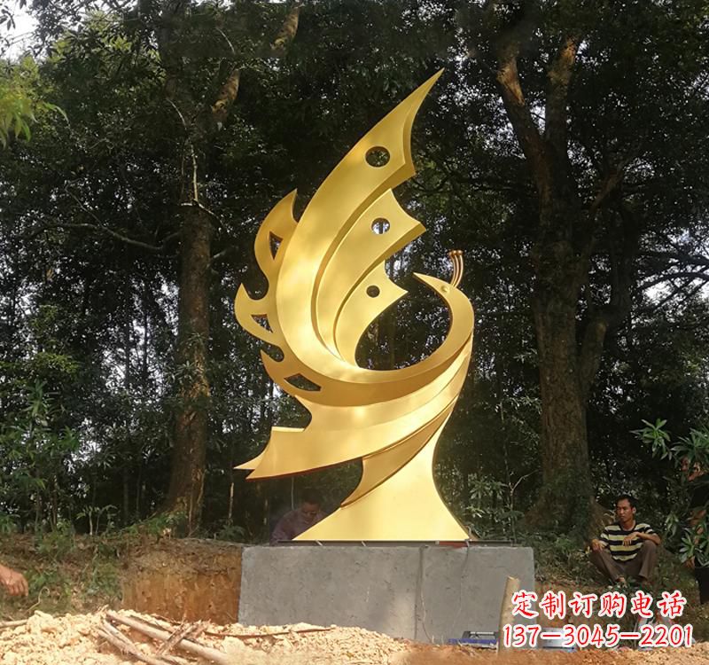 贵州不锈钢凤凰雕塑——彰显传统文化之美