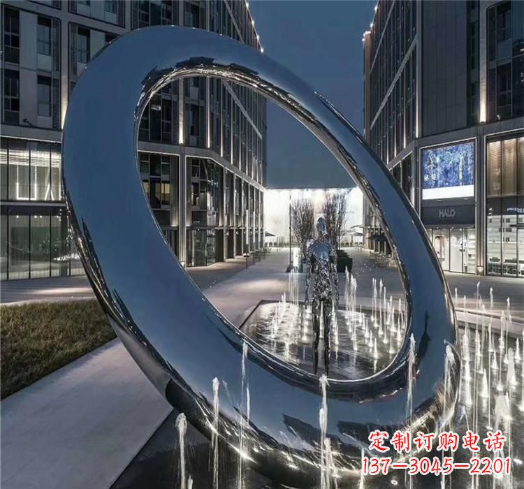 贵州圆环景观雕塑令人惊叹的视觉奇观