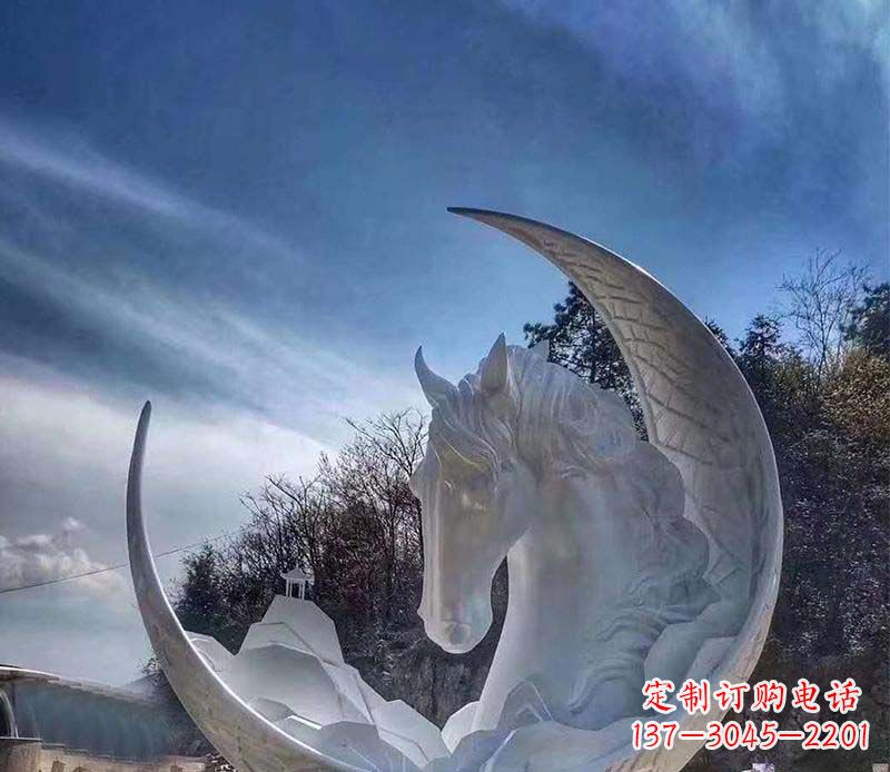 贵州不锈钢月亮雕塑一种独特的艺术品