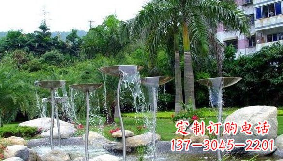 贵州不锈钢喷泉雕塑——艺术之美