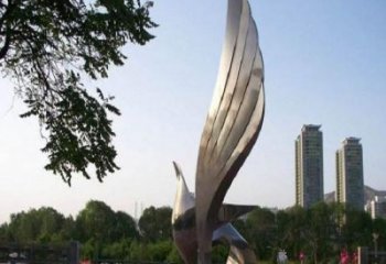 贵州精美的不锈钢翅膀雕塑