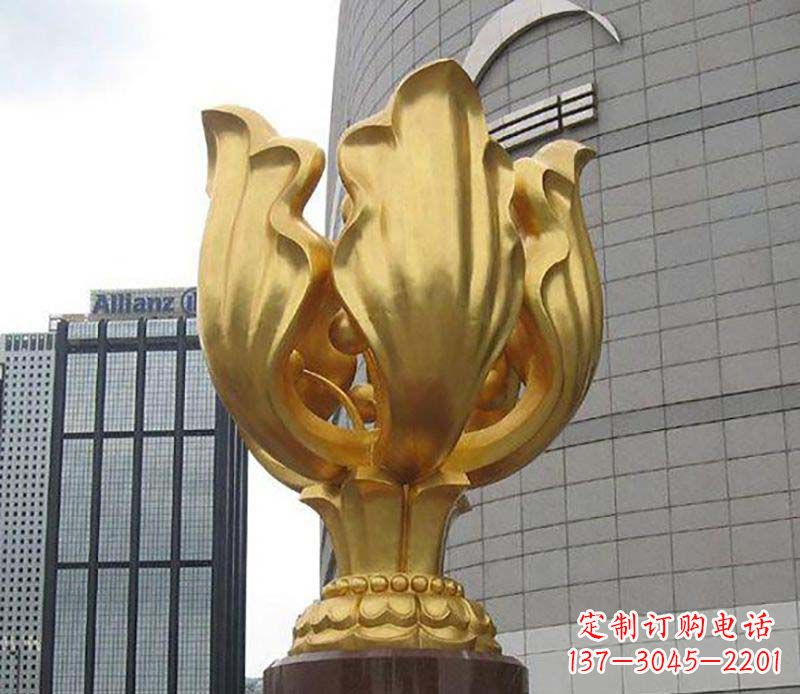 贵州紫荆花雕塑——精美艺术品