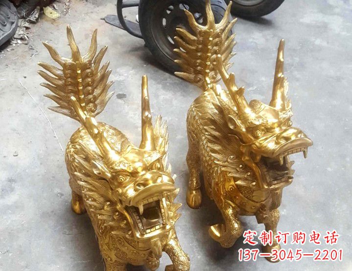 贵州麒麟雕塑东方之瑰宝