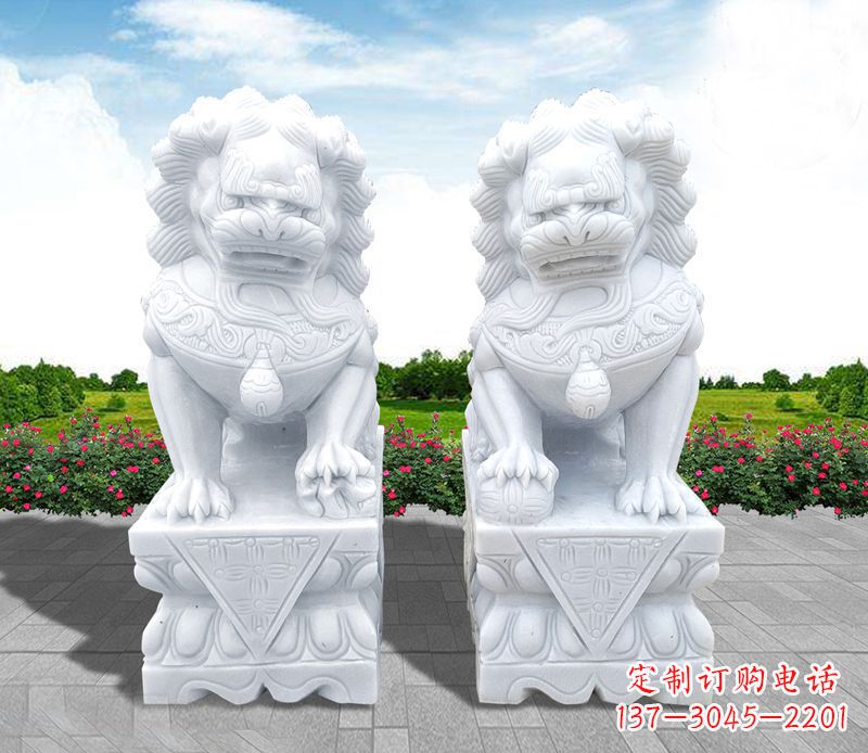 贵州狮子雕塑招财福运的象征