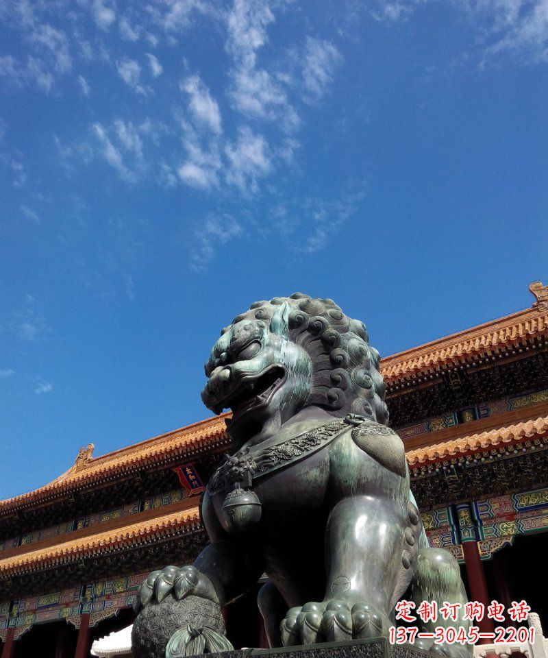 贵州铜狮子雕塑——永恒的象征