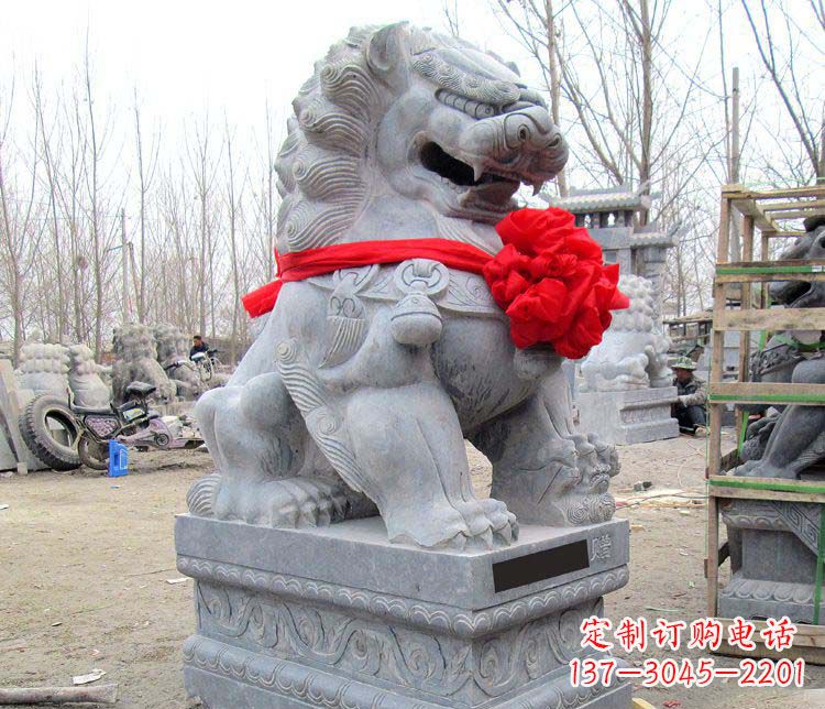 贵州雄壮狮子石雕——欢迎来到宁波