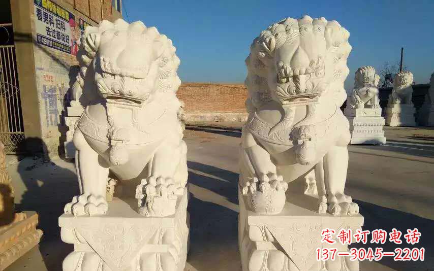 贵州狮子雕塑象征力量与智慧