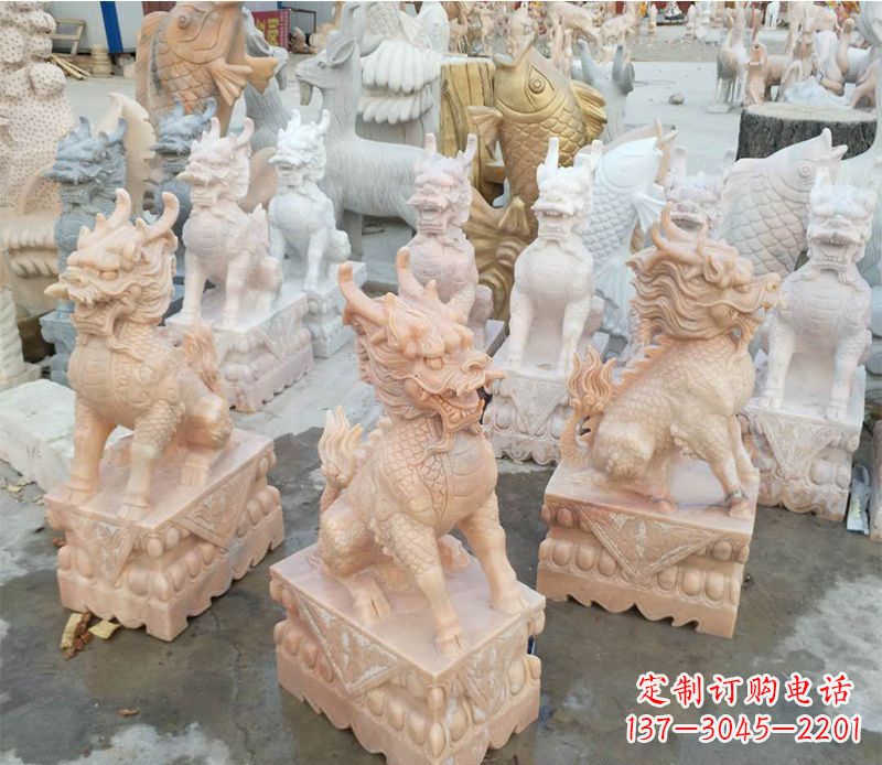 贵州麒麟雕塑传承文化之美