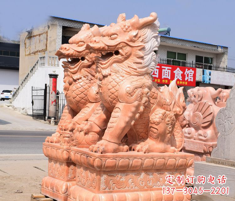 贵州传说中的麒麟雕塑
