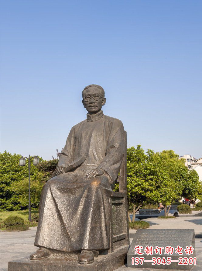 贵州蔡元培雕塑传承中华文化的精神