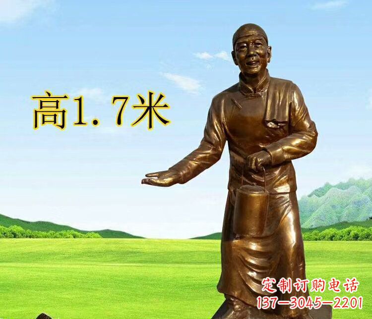 贵州店小二雕塑传承经典艺术