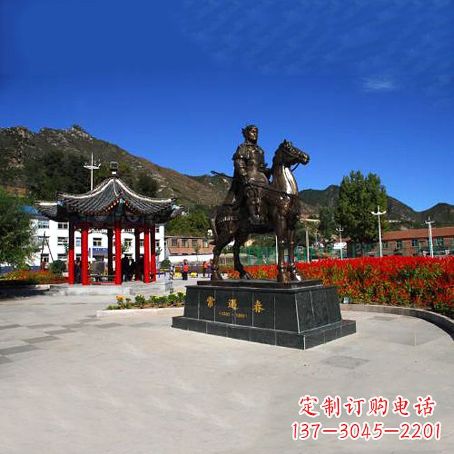 贵州纪念历史名人的骑马雕塑