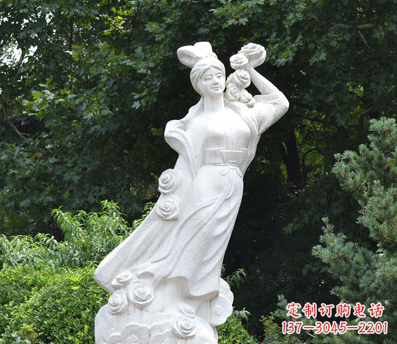 贵州嫦娥奔月景观石雕