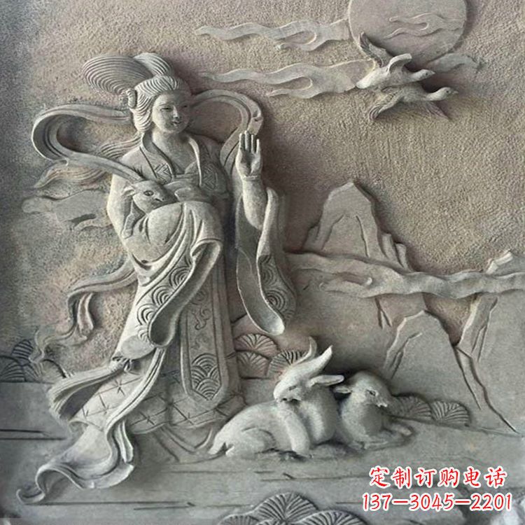 贵州月神太阴星君嫦娥雕塑