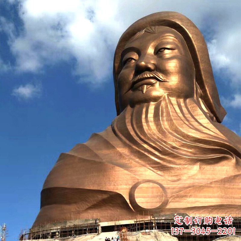 贵州成吉思汗的传奇——大型头像雕塑