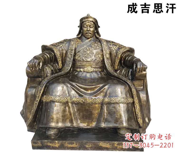 贵州成吉思汗英雄的雕像