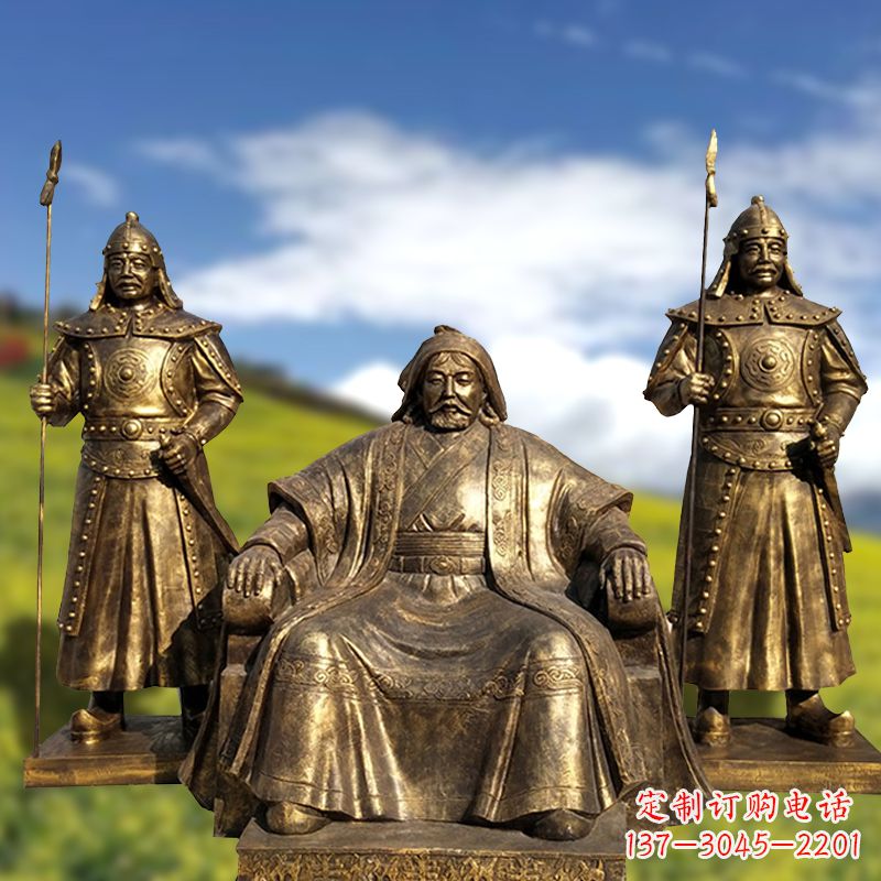 贵州成吉思汗一座永恒的纪念雕塑