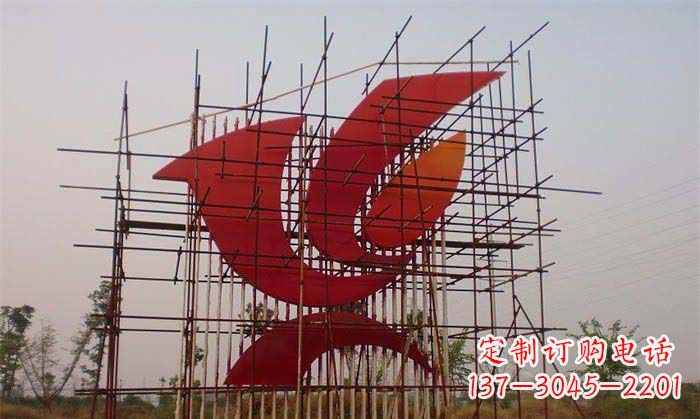 贵州城市和平鸽雕塑传递和平信息