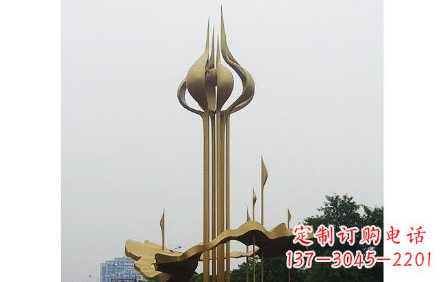 贵州莲花雕塑缔造城市精神之家