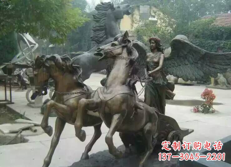 贵州马雕塑城市广场的一道美丽风景线
