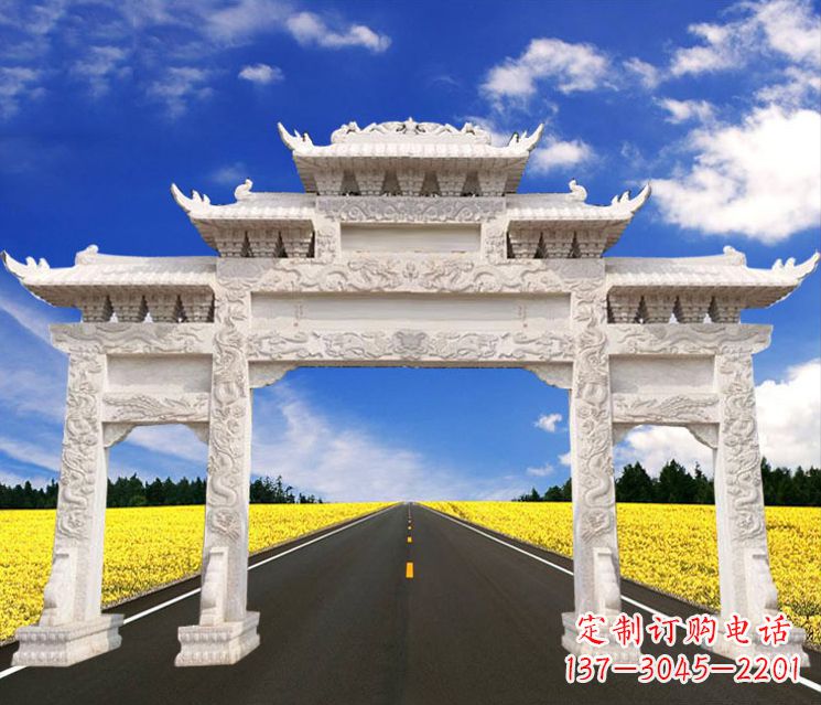 贵州城市牌楼石雕——把文化传承到实体之中