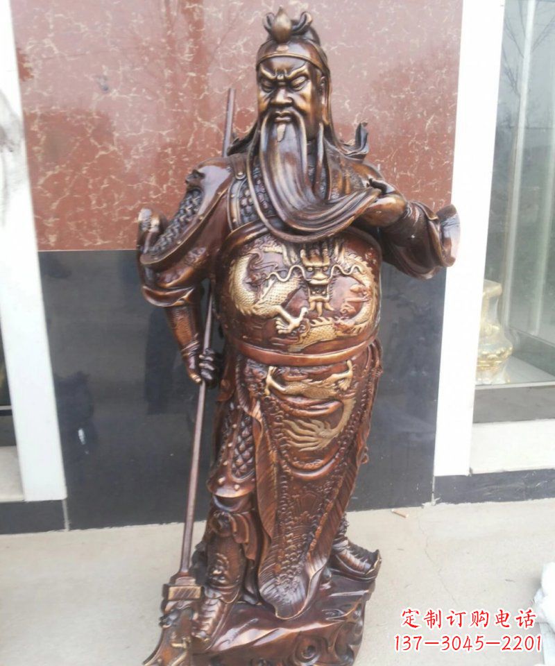 贵州此关公雕塑