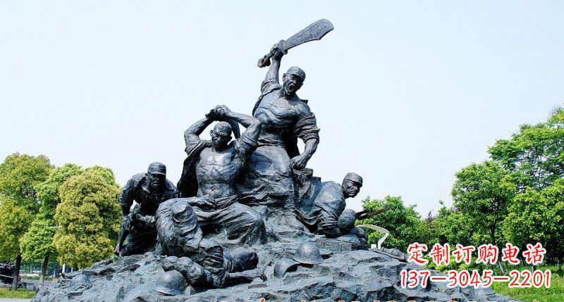 贵州红军雕塑传承冲锋精神