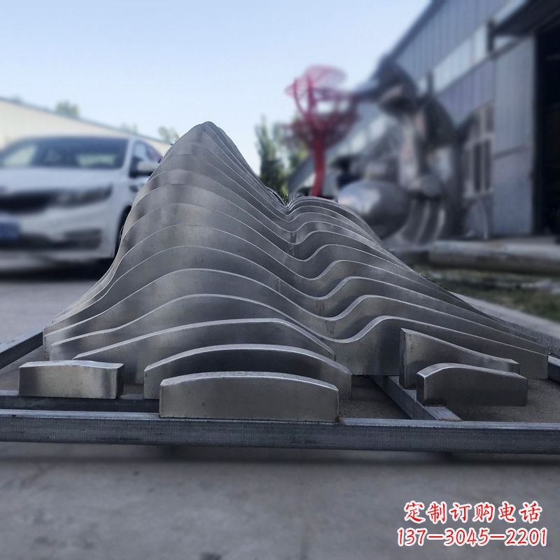 贵州不锈钢假山雕塑精致耐用的艺术品