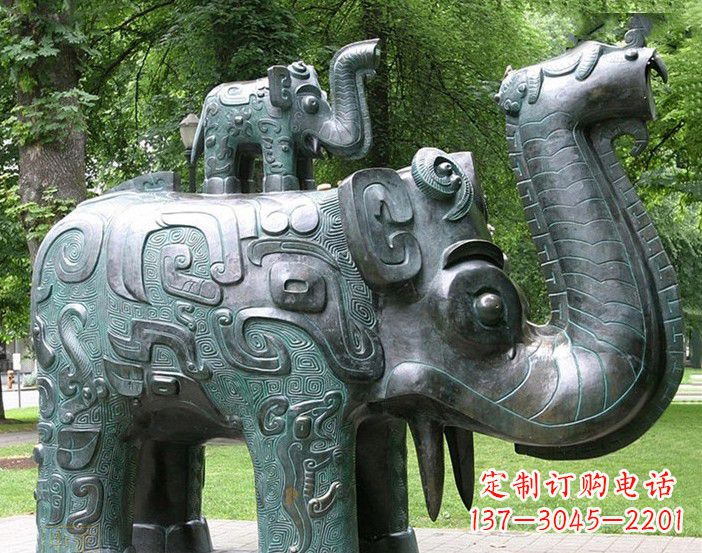 贵州大象雕塑象征伟大气派