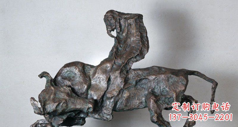 贵州精美的动物铜雕,赋予公园以灵性与生机