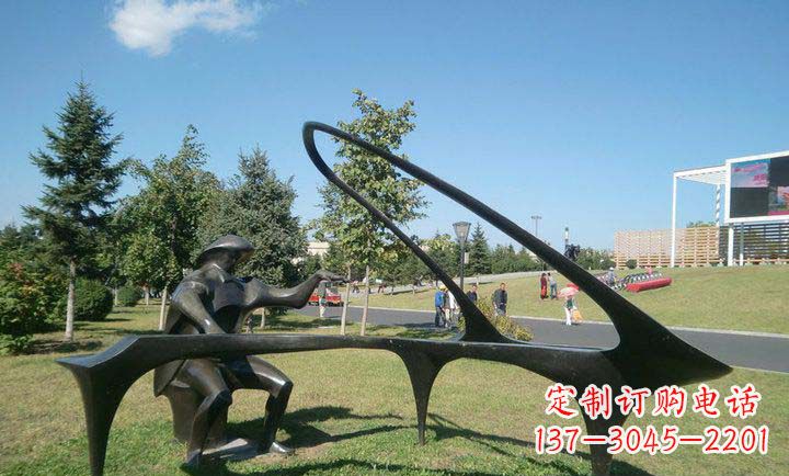 贵州雕刻旋律钢琴雕塑