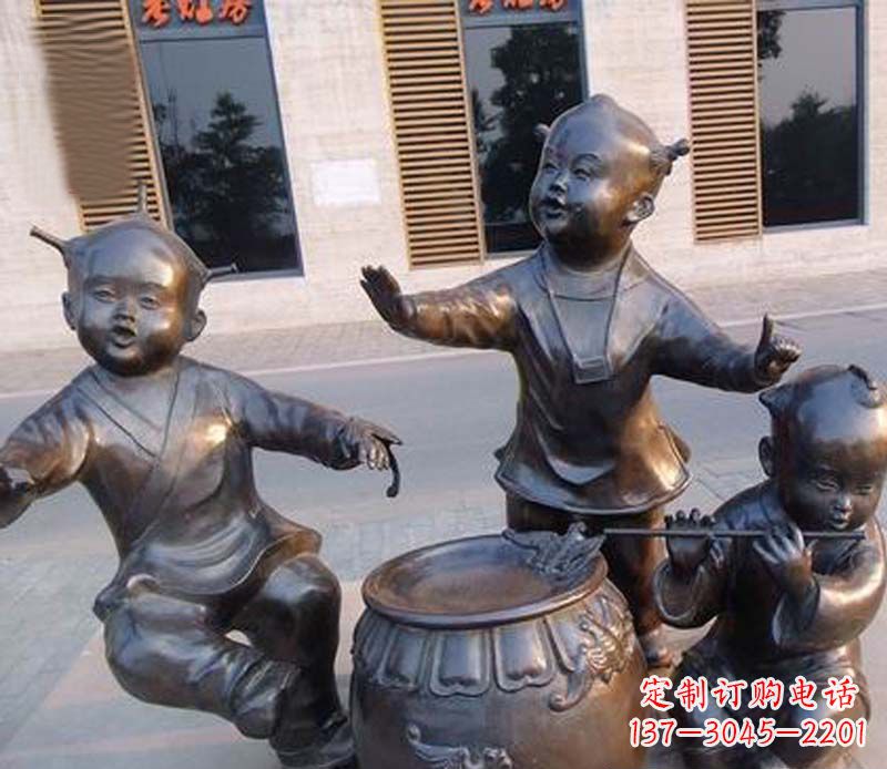 贵州儿童铜雕——传承精神家园的艺术瑰宝